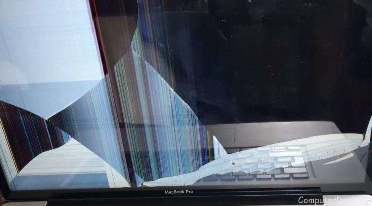 macbook schermo rotto